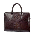 Luxury Crocodile Laptop Messenger Bag Men's