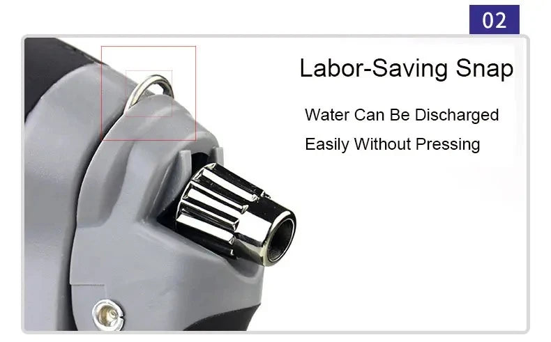 Portable High-Pressure Water Gun Adjustable Metal Cleaning Car Wash Machine Garden Watering Hose Nozzle Sprinkler Foam Water Gun