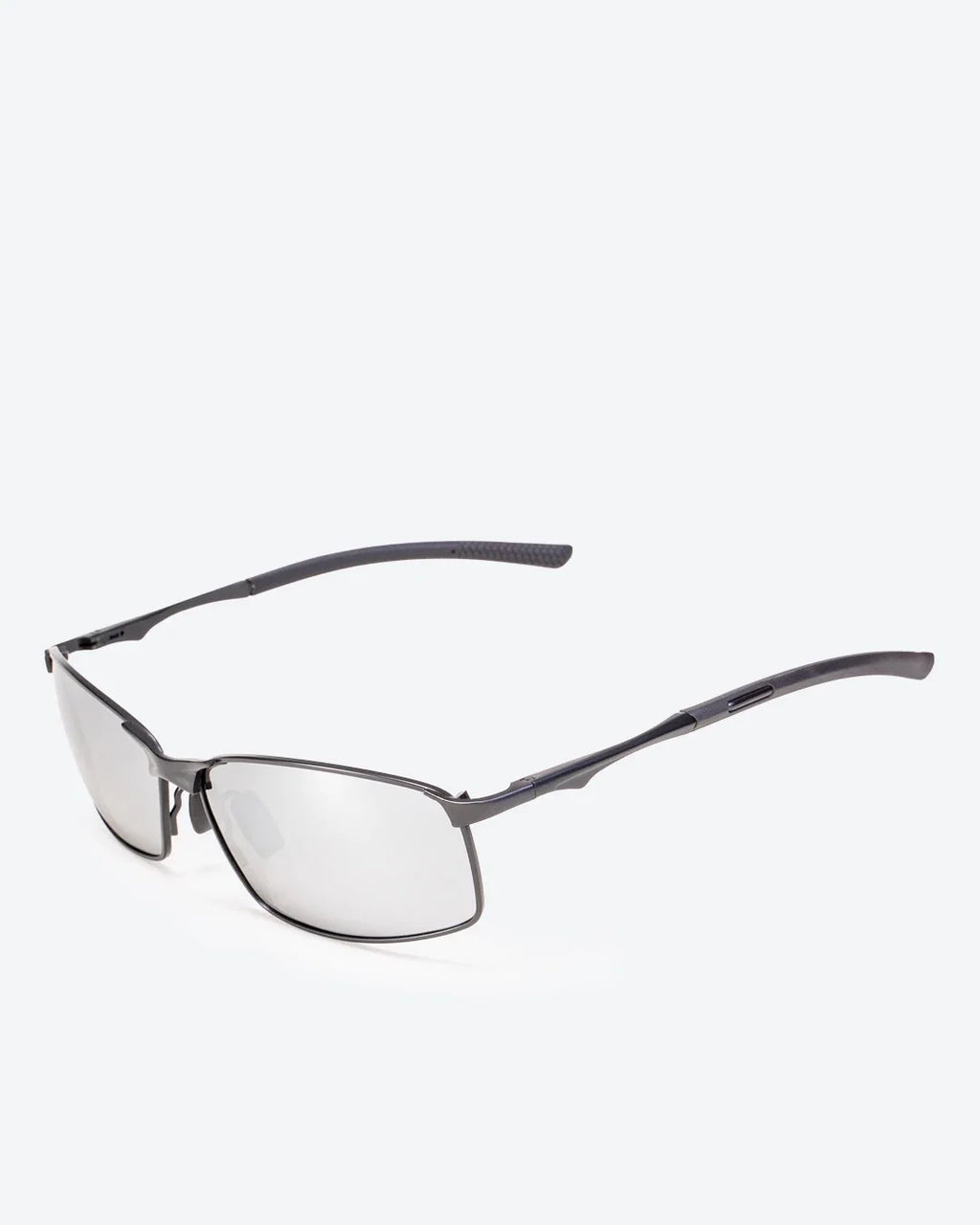 THEO - Black Polarized Lenses, Titanium Steel Frame