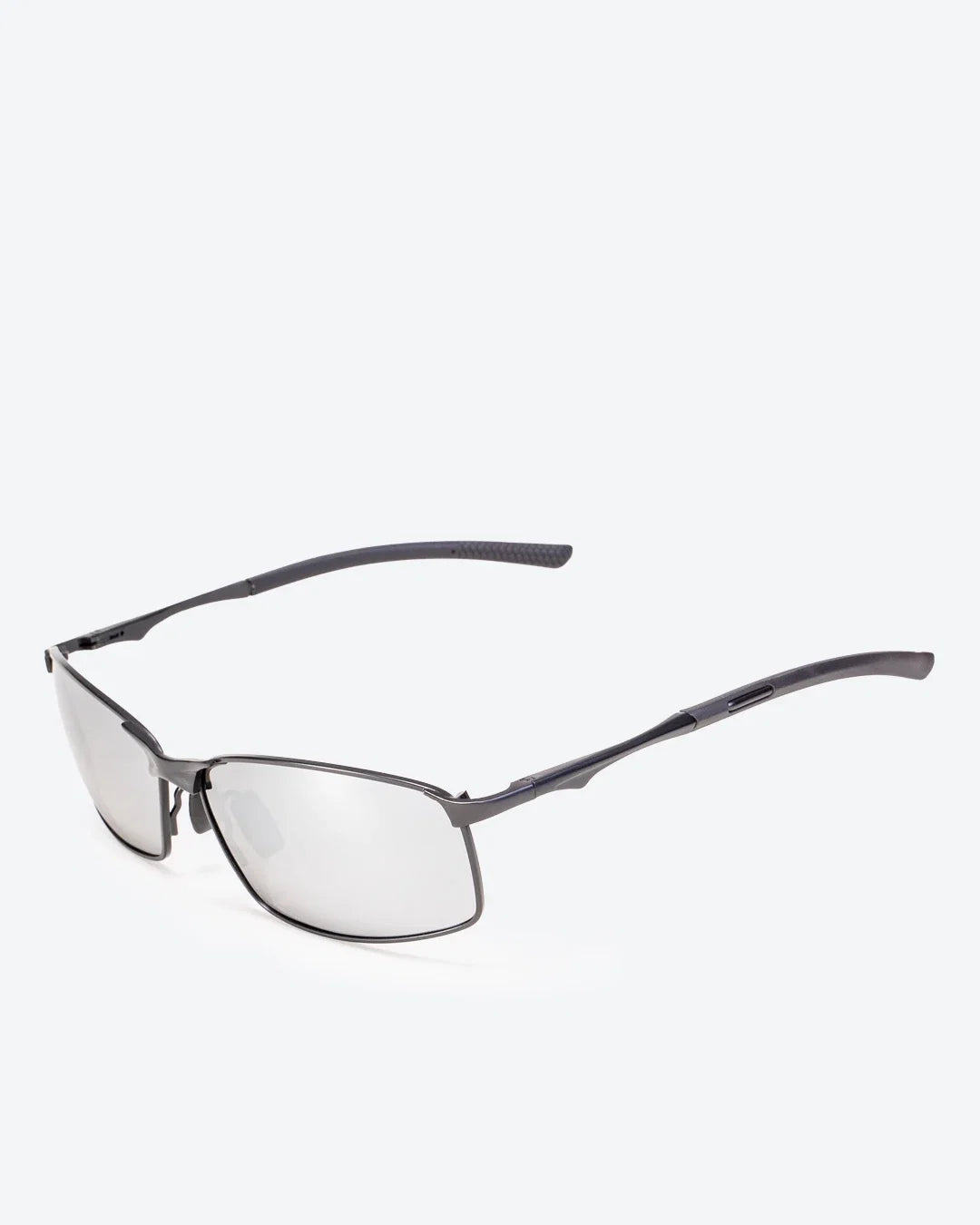 THEO - Black Polarized Lenses, Titanium Steel Frame