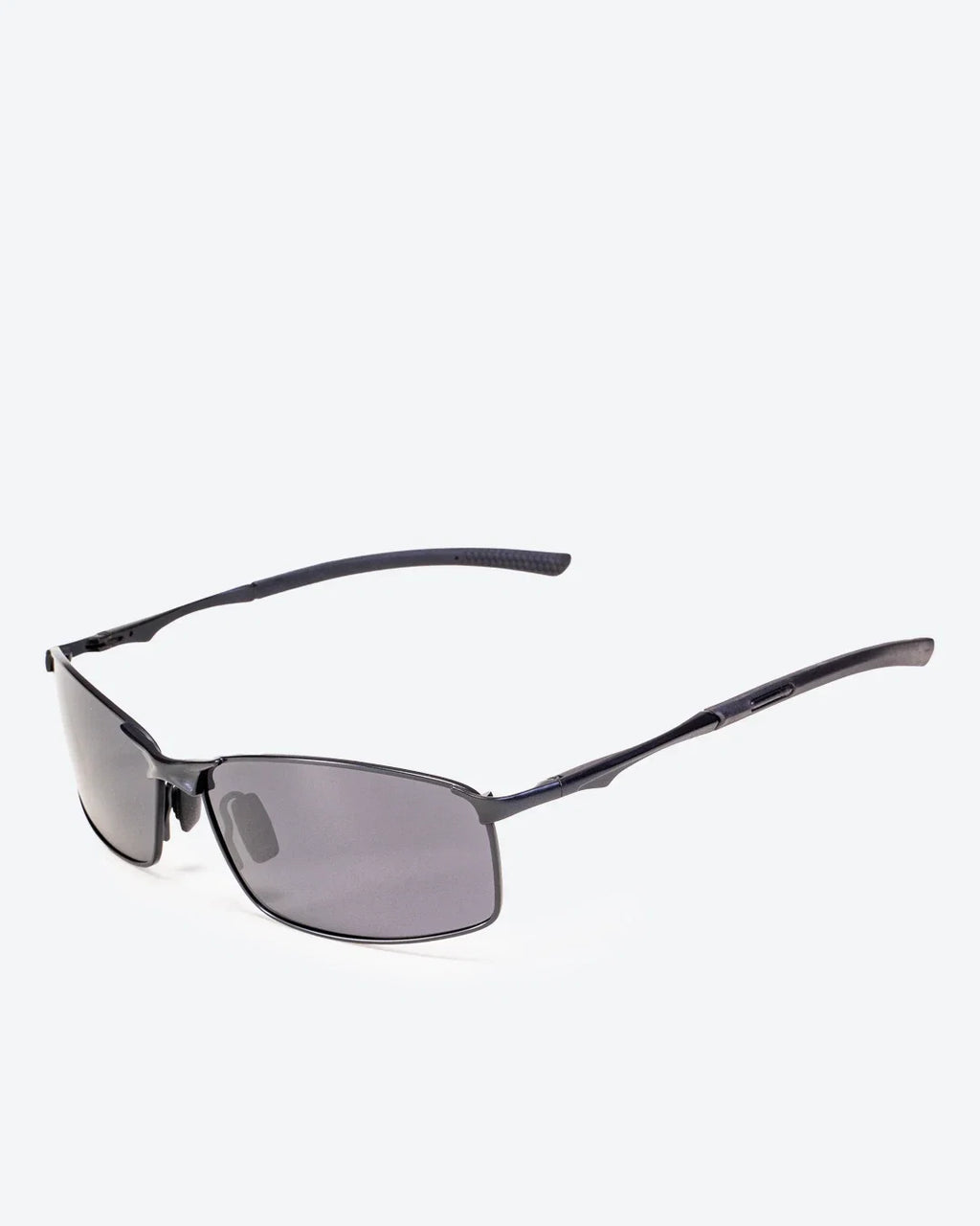 THEO - Black Polarized Lenses, Titanium Steel Frame
