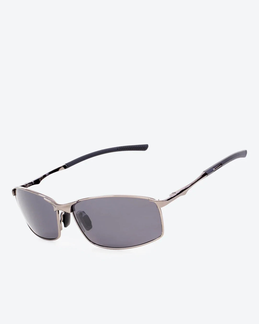 THEO - Black Polarized Lenses, Titanium Steel Frame